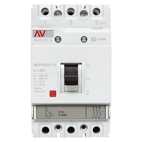 Выключатель автоматический mccb-13-40-TR-av