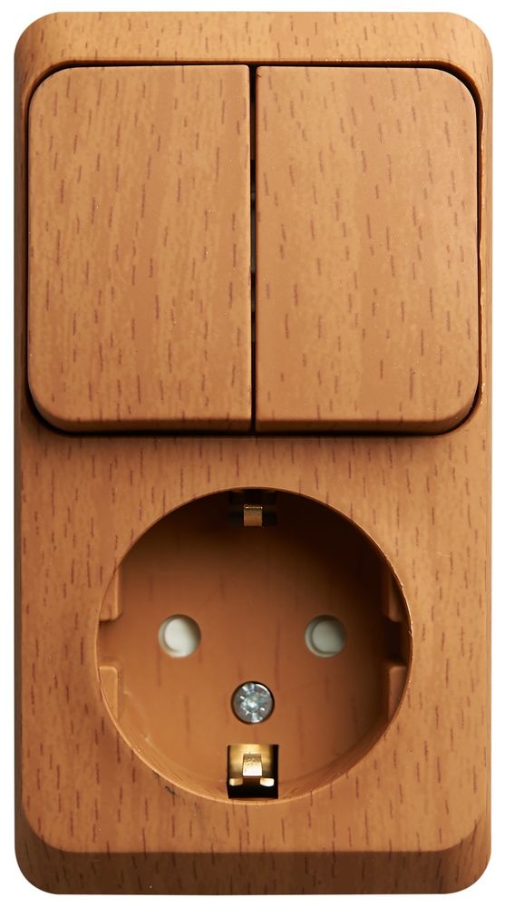 Блок выключатель-розетка  BPA16-202T