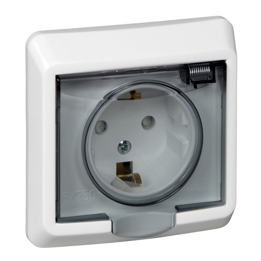 Розетка силовая  PC16-044B