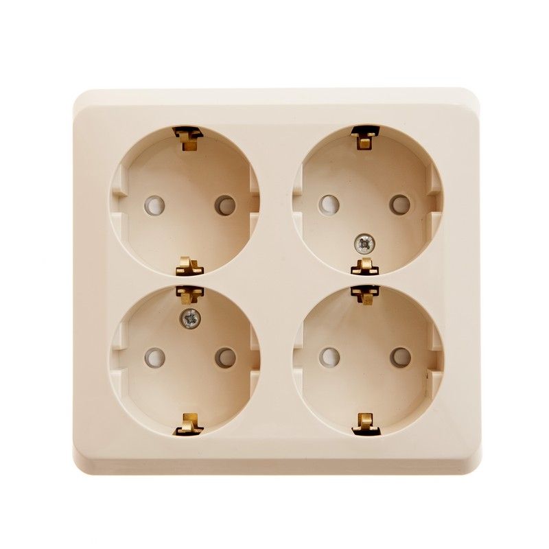 Розетка силовая  PA16-208K