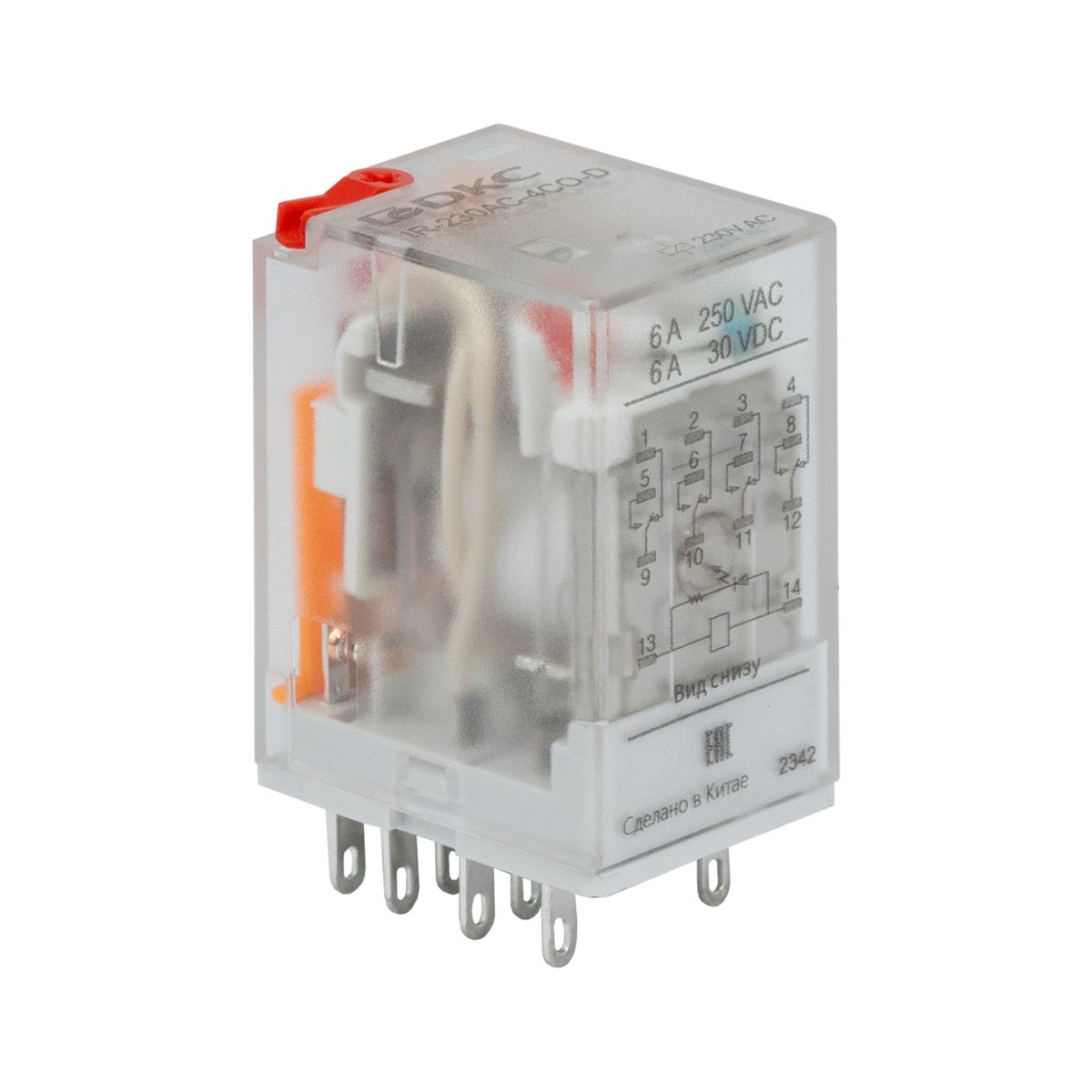 Реле промышленное  IR-230AC-4CO-D