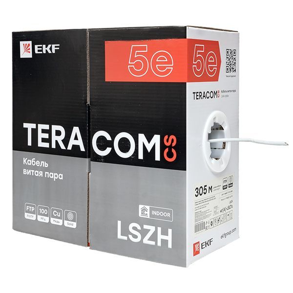 Кабель витая пара  TRCS-5EFTP-04LTX-GY-IN3