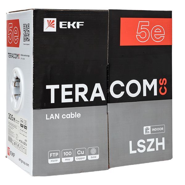 Кабель витая пара  TRCS-5EFTP-04LTX-GY-IN3