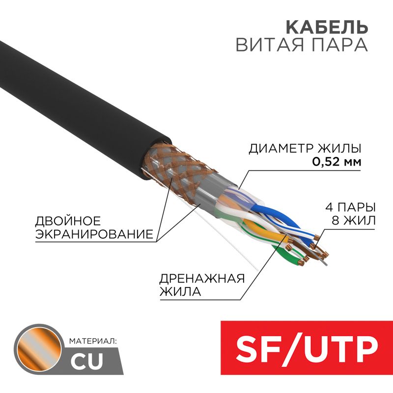 Кабель витая пара  01-0344