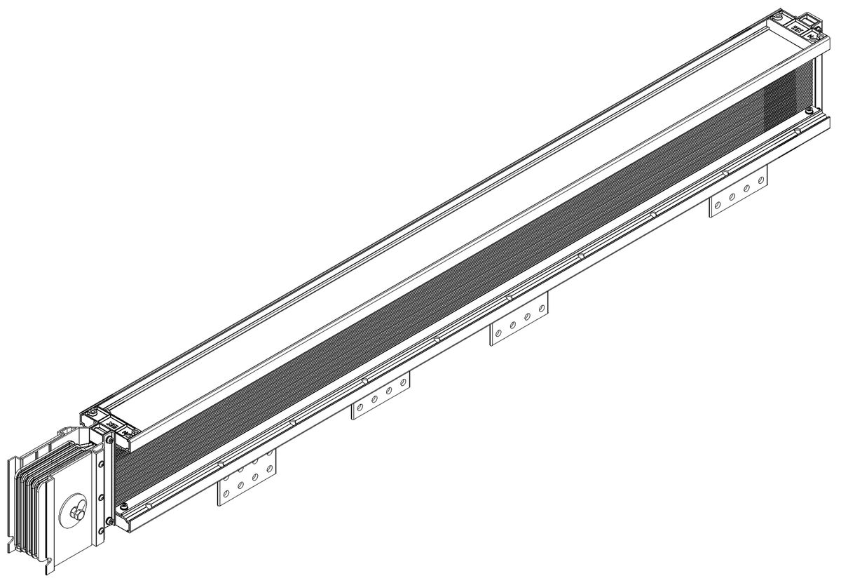 Секция шинопровода  LB-0800C4-35-F-C1