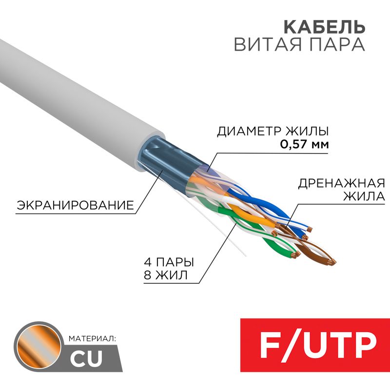 Кабель витая пара  01-0167