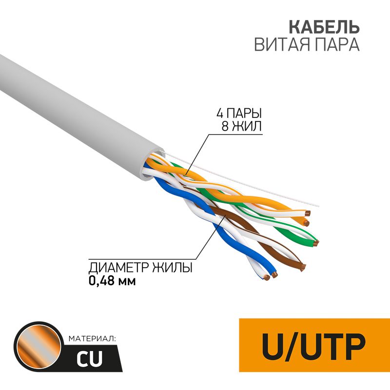Кабель витая пара  01-0052