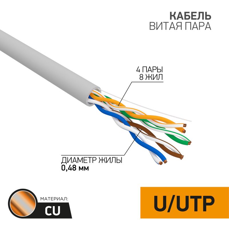 Кабель витая пара  01-0052-25
