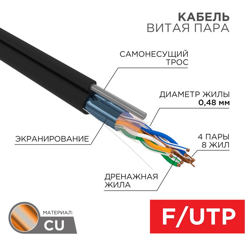 Кабель витая пара  01-0155