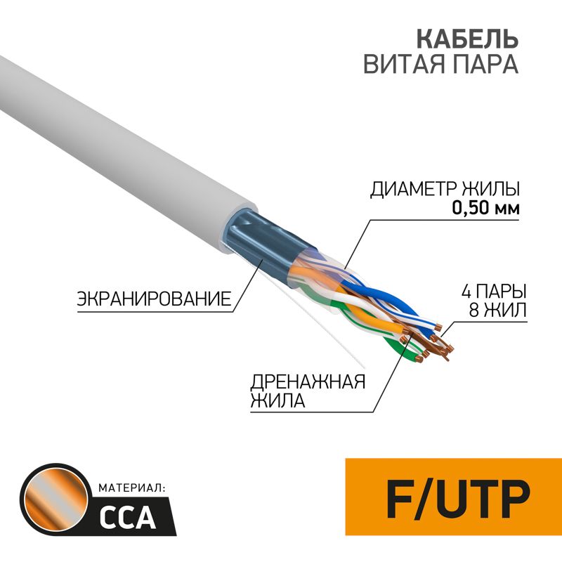 Кабель витая пара  01-0142-3-25