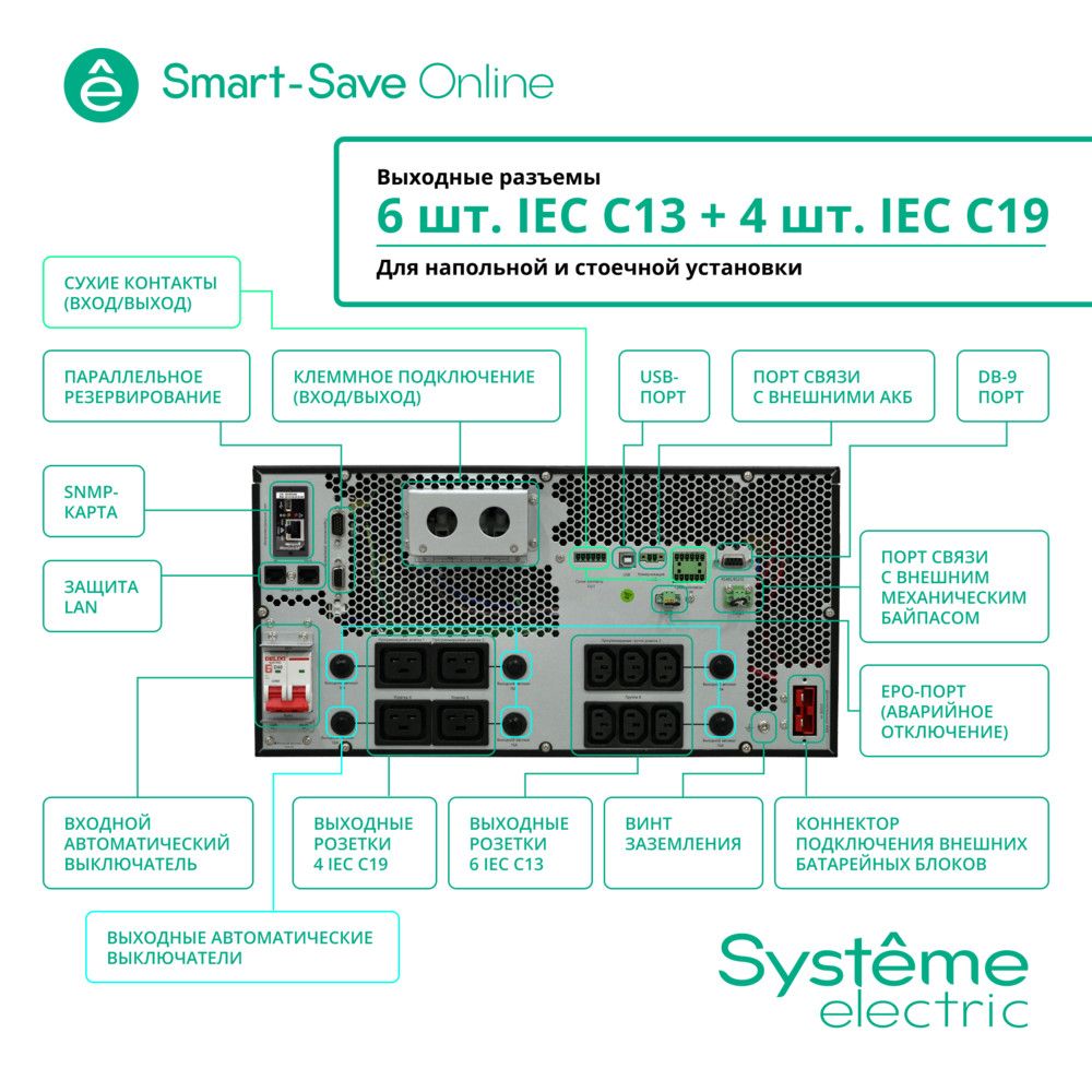 Источник бесперебойного питания  SRTSE5KRTXLIEC-NC