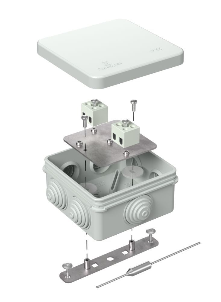 Коробка монтажная  40-0210-7035-FR2.5-4-П