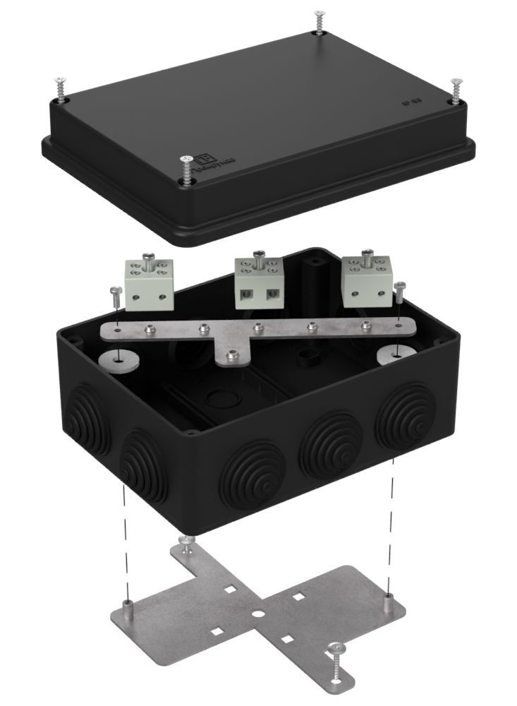 Коробка монтажная  40-0310-9005-FR6.0-6