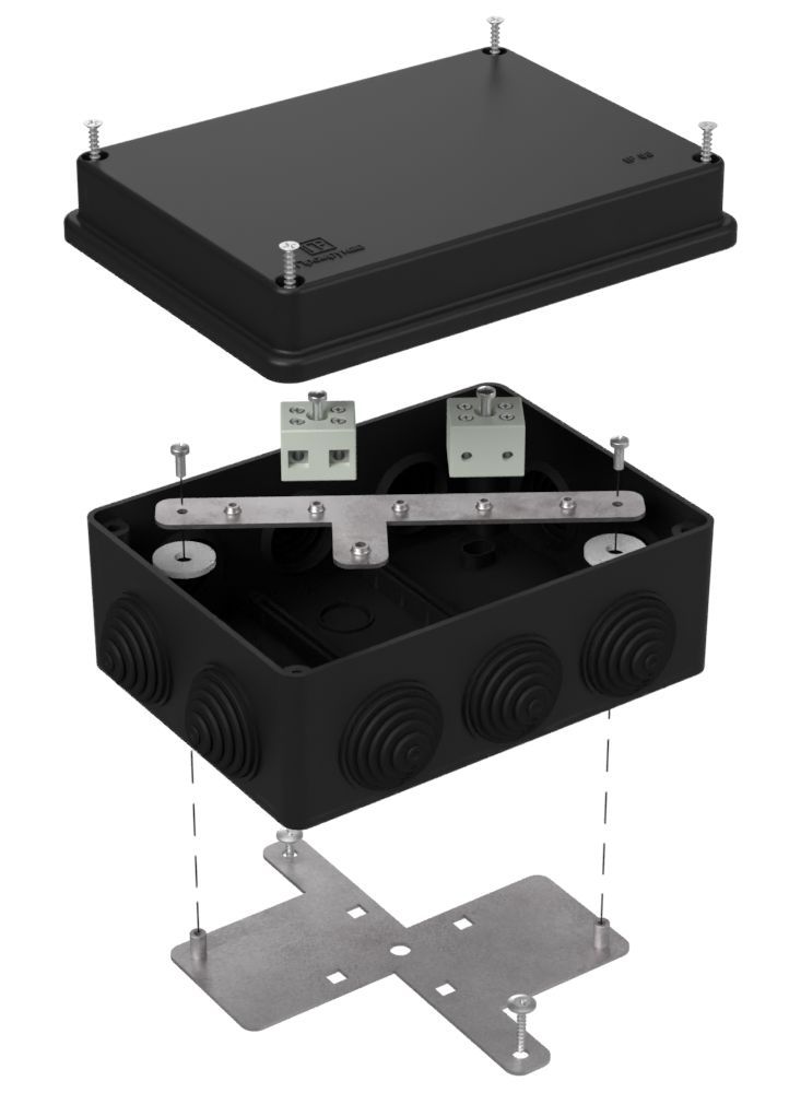 Коробка монтажная  40-0310-9005-FR6.0-4