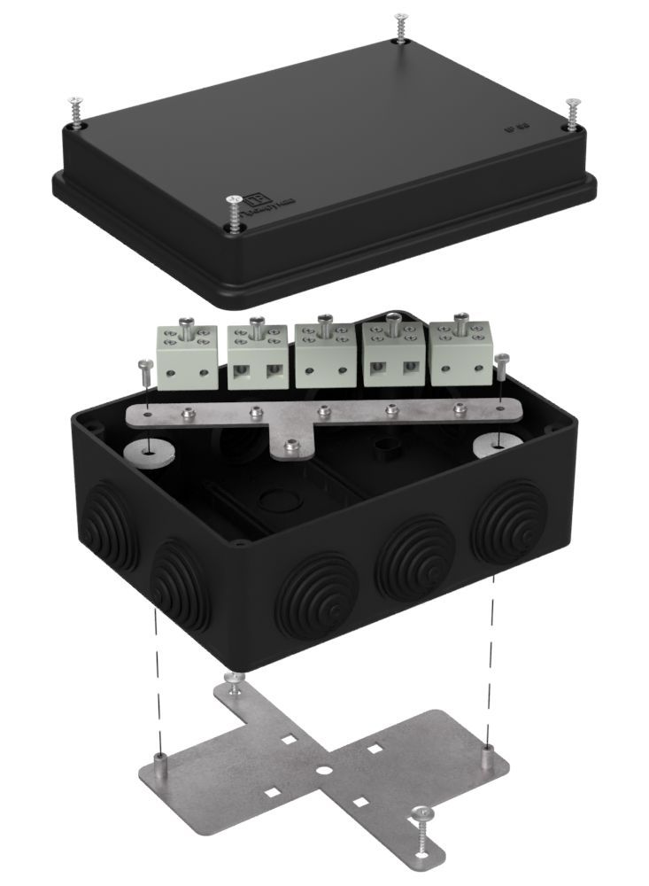 Коробка монтажная  40-0310-9005-FR6.0-10