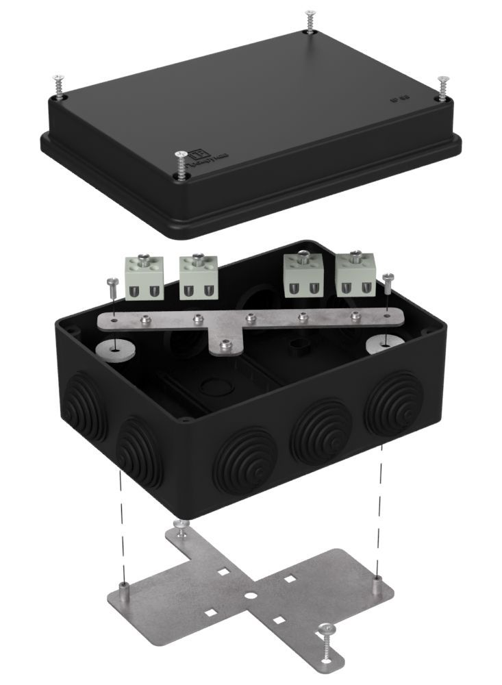 Коробка монтажная  40-0310-9005-FR2.5-8