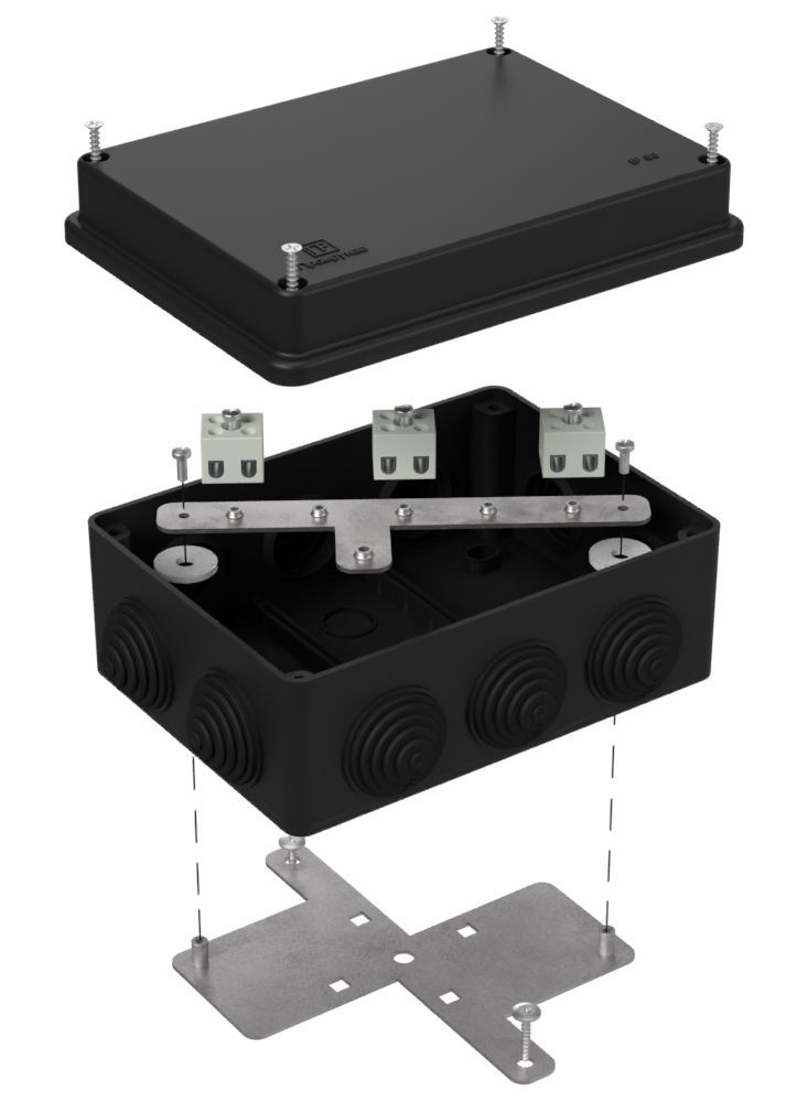 Коробка монтажная  40-0310-9005-FR1.5-6