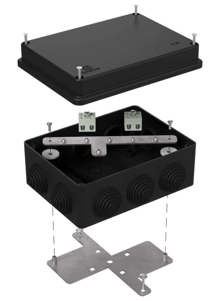 Коробка монтажная  40-0310-9005-FR2.5-4