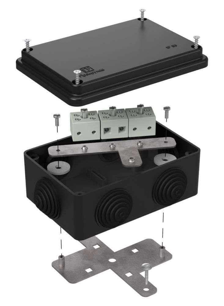 Коробка монтажная  40-0340-9005-FR6.0-6