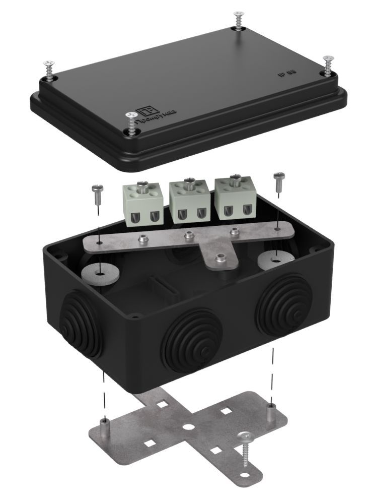 Коробка монтажная  40-0340-9005-FR2.5-6