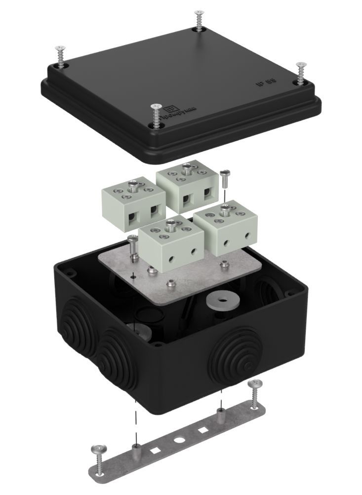Коробка монтажная  40-0300-9005-FR6.0-8