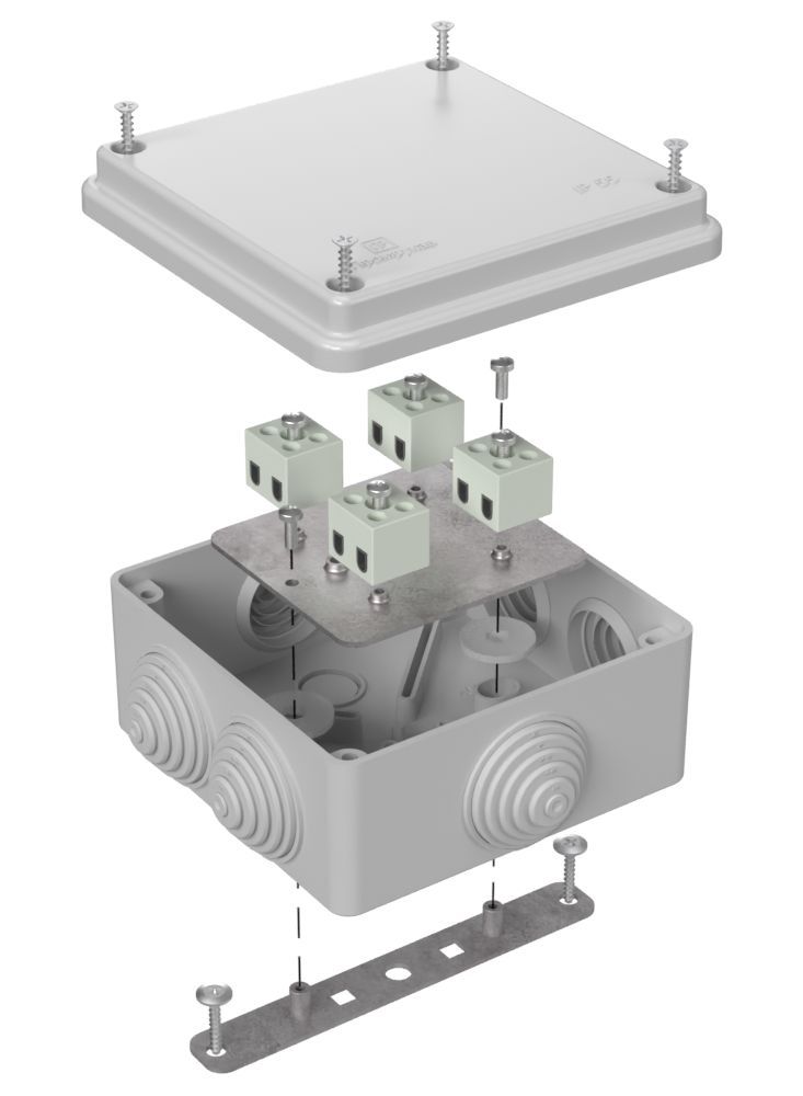 Коробка монтажная  40-0300-7035-FR1.5-8