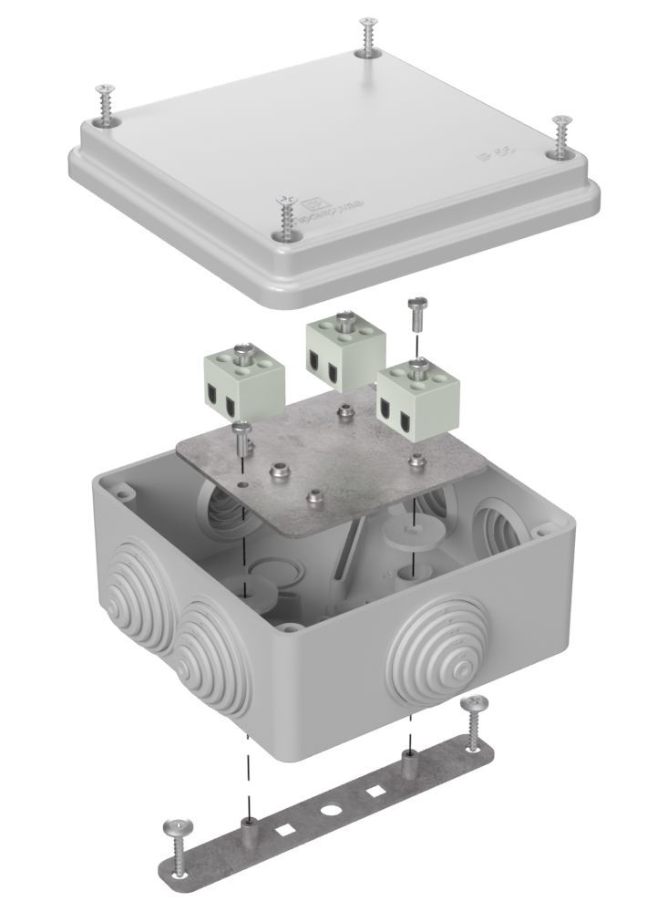 Коробка монтажная  40-0300-7035-FR2.5-6
