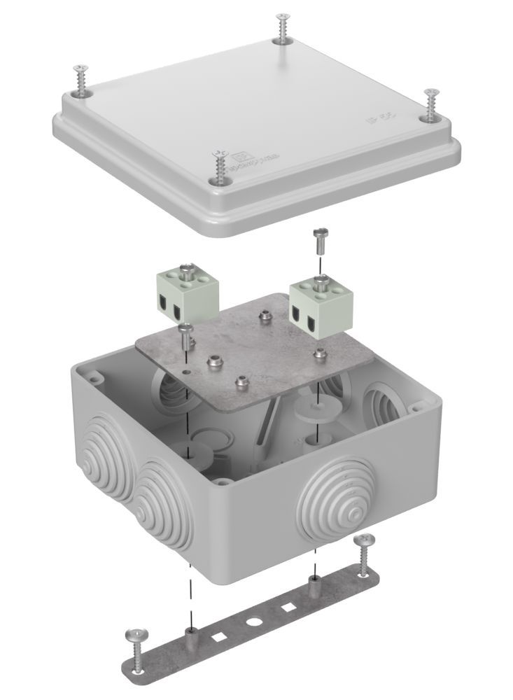 Коробка монтажная  40-0300-7035-FR1.5-4