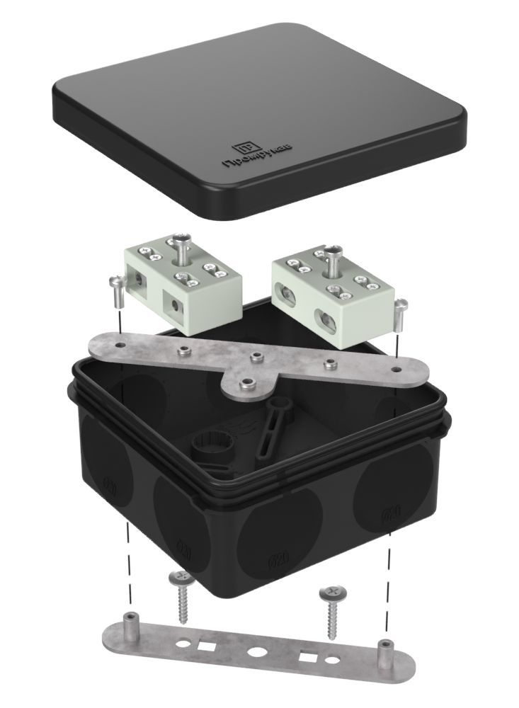 Коробка монтажная  60-0210-9005-FR6.0-4-4-Р