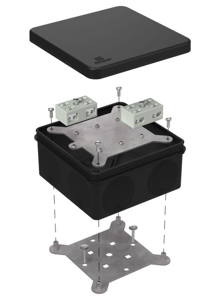 Коробка монтажная  60-0300-9005-FR6.0-4-4-Р