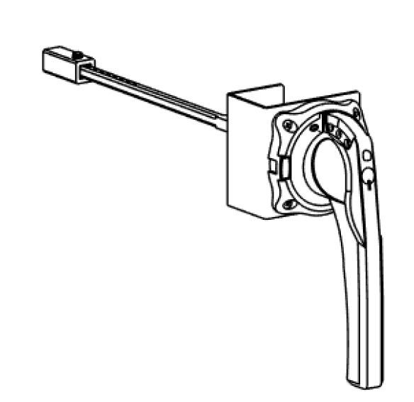 Рукоятка переключателя SD160-250 SSDERHS15B1625