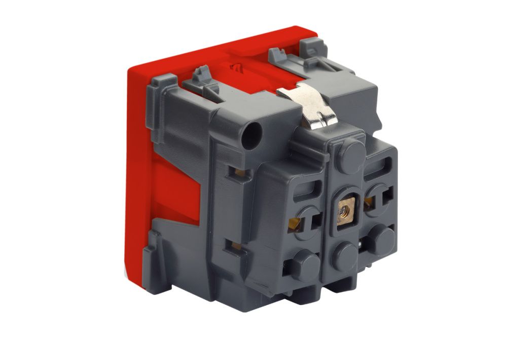 Розетка силовая  16V-10-04RD