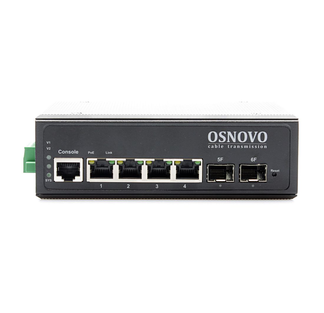Коммутатор промышленный SW-80402-IL(port 90W,360W) 14823