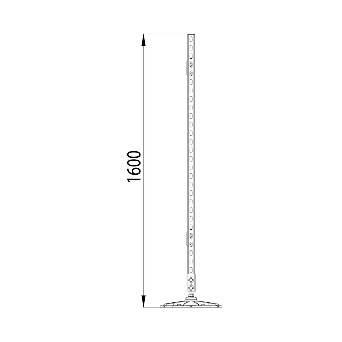 Опора KM-TR-F-SSHRAD-2000-1500 TR0097