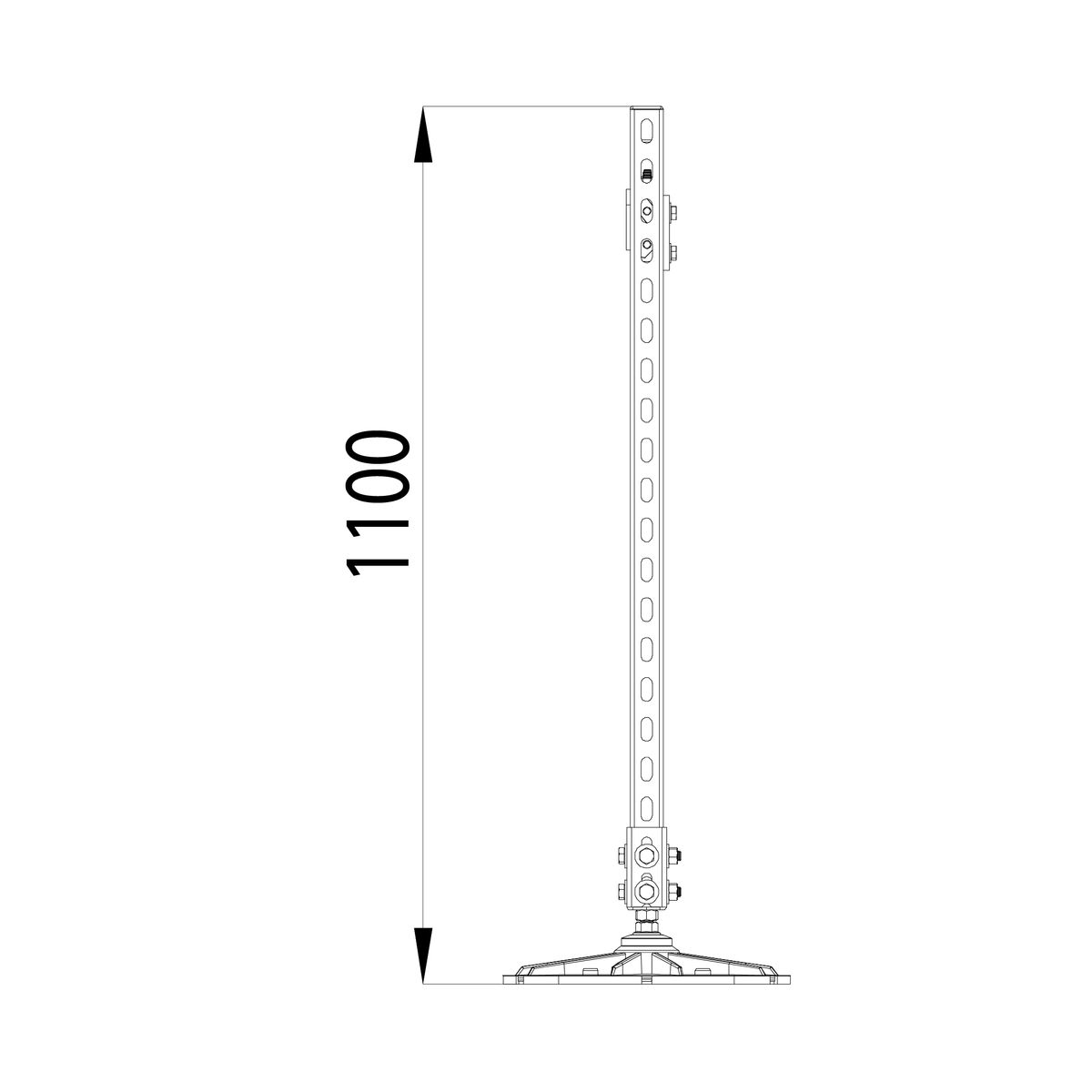 Опора KM-TR-F-SSHRAD-3000-1000 TR0092