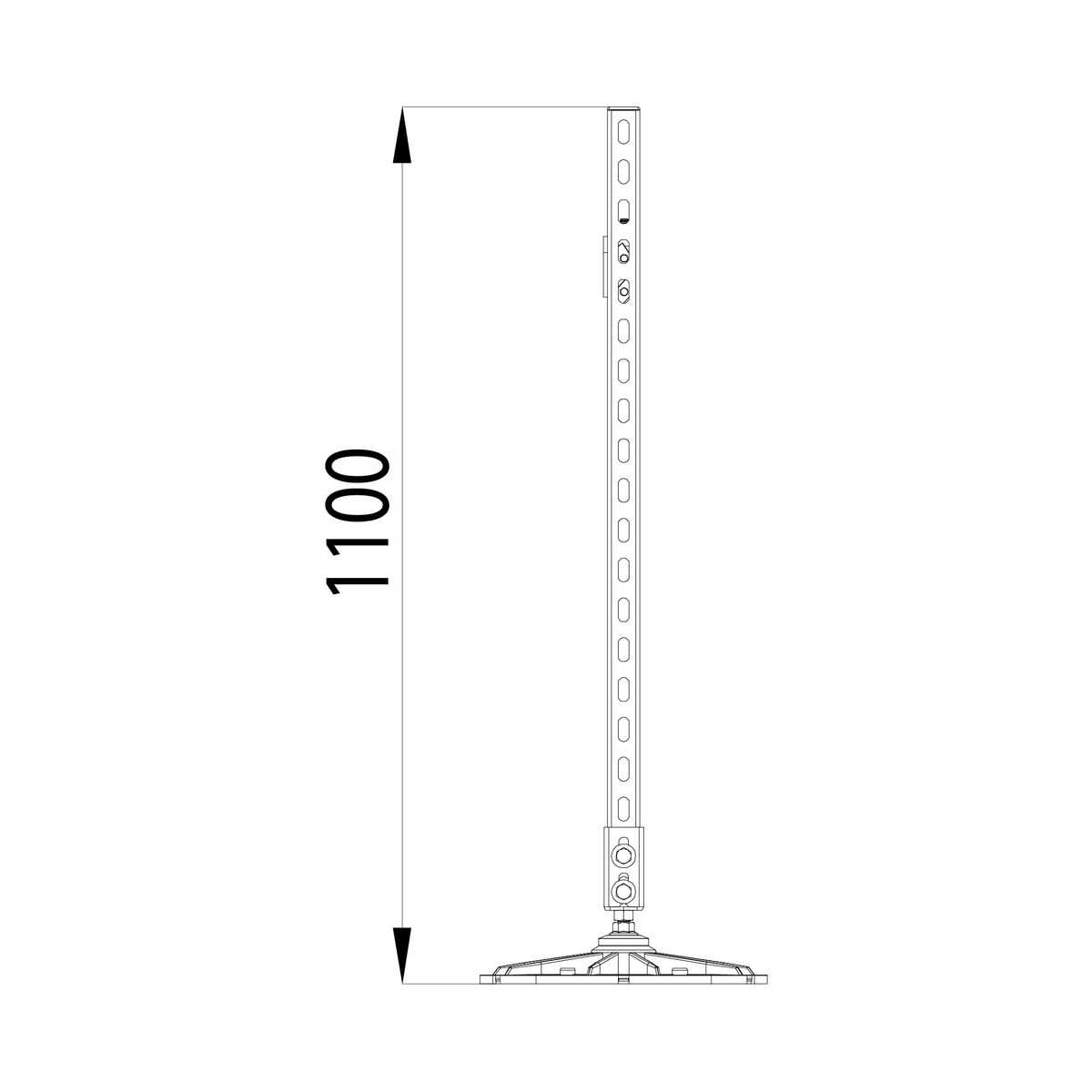 Опорная конструкция KM-TR-F-SSHRAD-2000-1000 HD TR0290