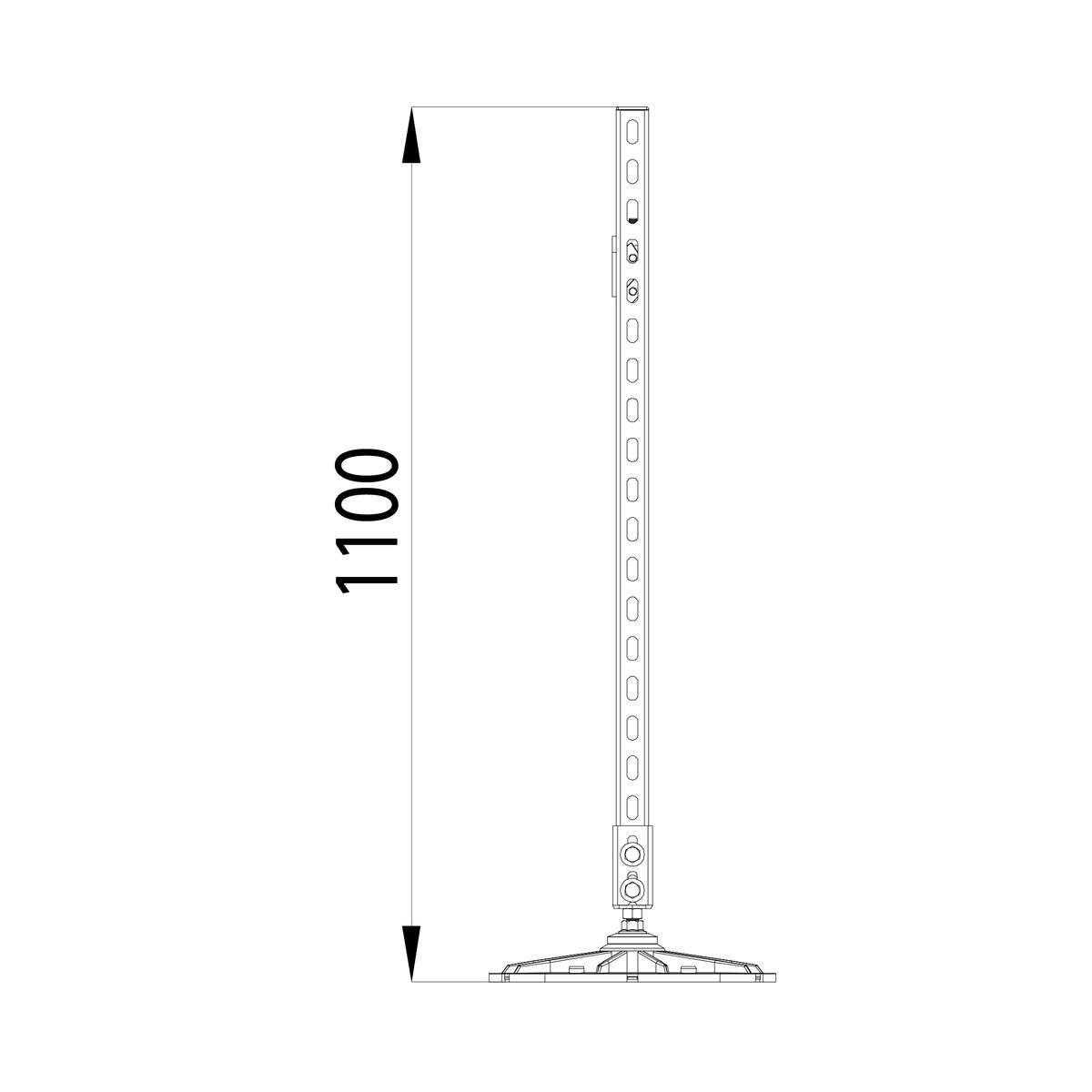 Опора KM-TR-F-SSHRAD-1500-1000 TR0089