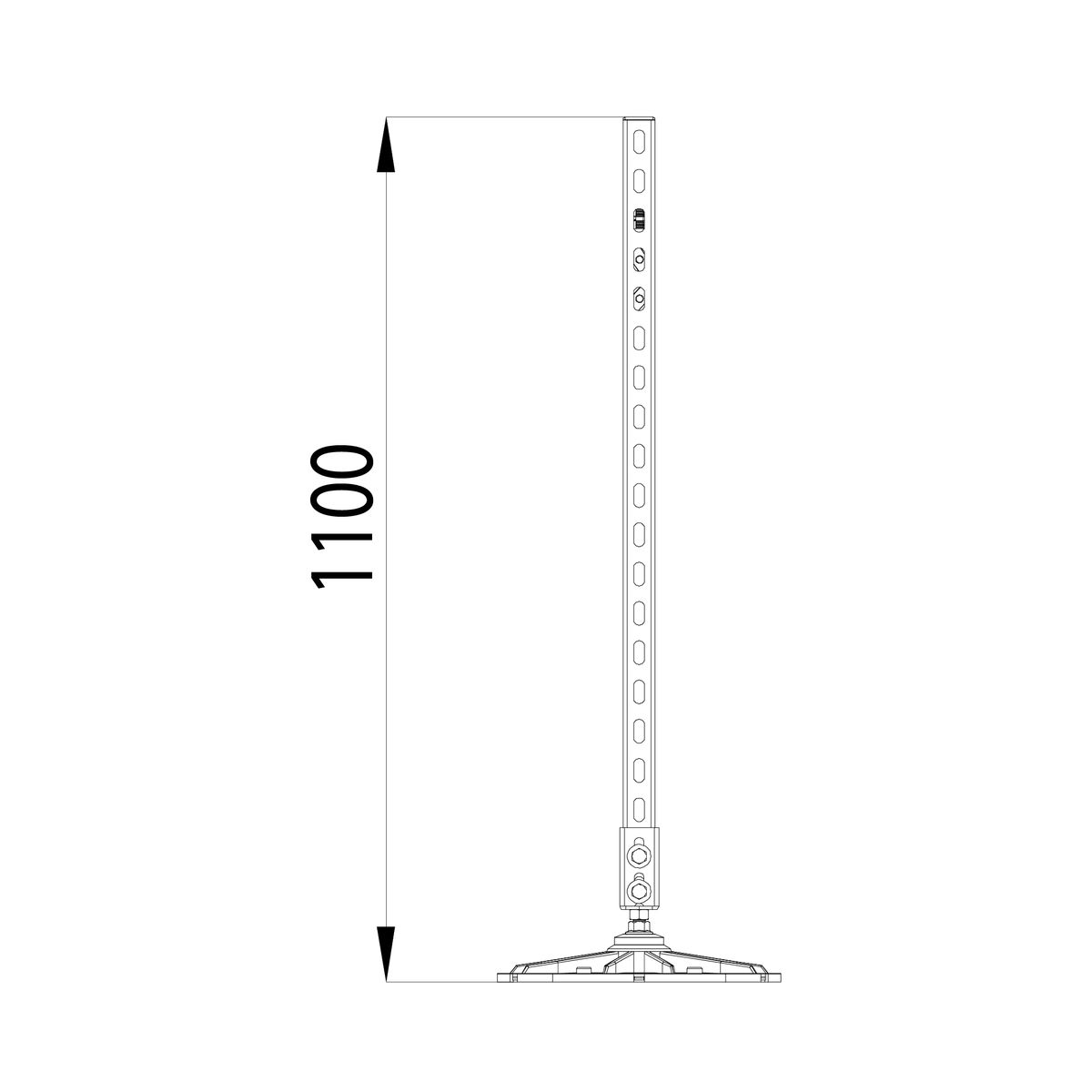Опора KM-TR-F-SSHRAD-350-1000 TR0086