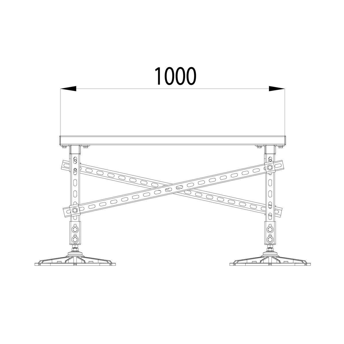 Опорная конструкция KM-TR-F-SSEI-1500-1000-1 HD TR0229
