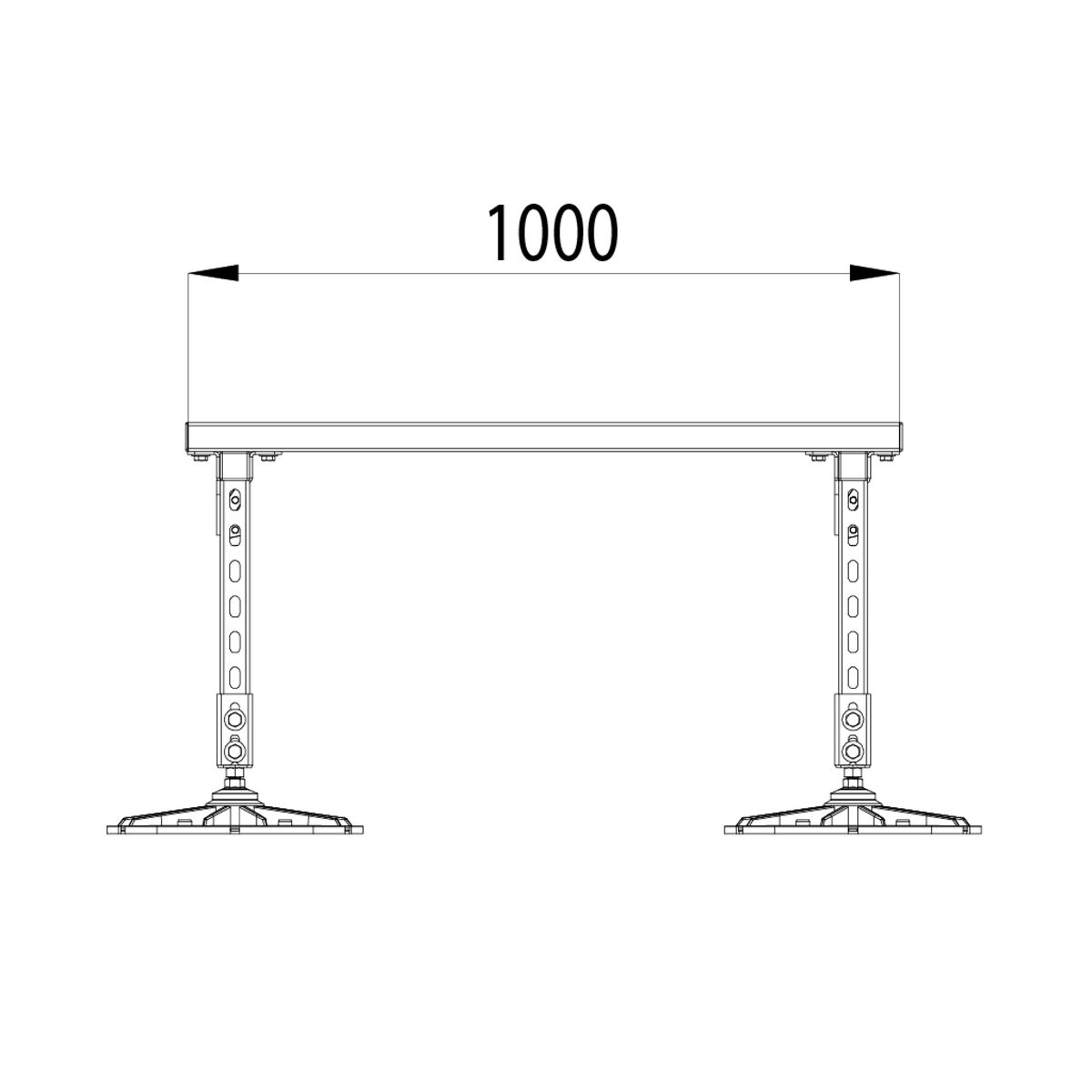 Опора KM-TR-F-SSEI-1000-1000 TR0001