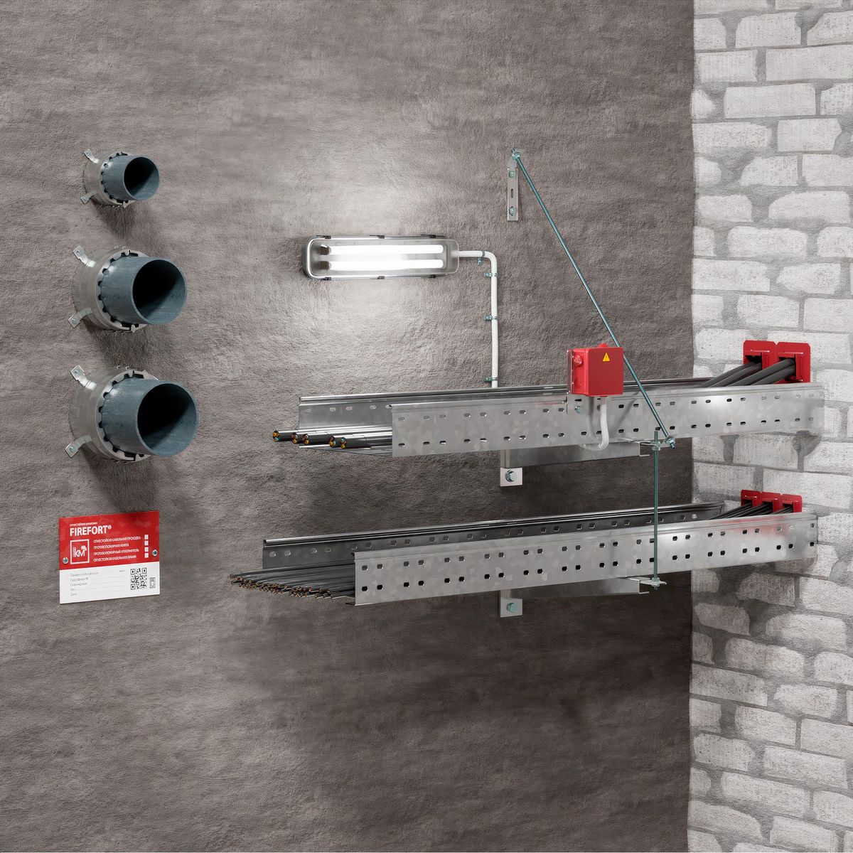 Проходка противопожарная KM-FF-M-99-99-300 LO65506