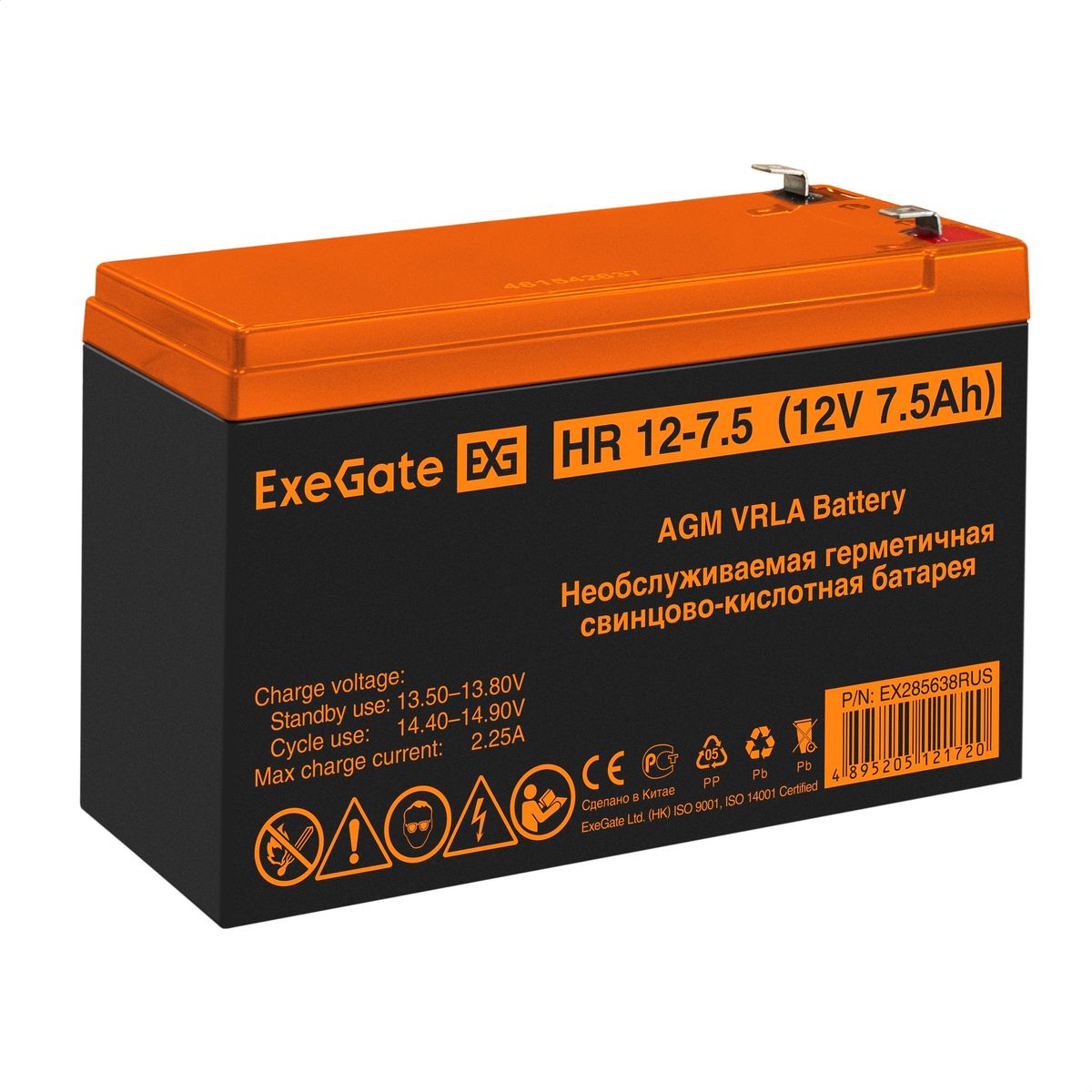 Батарея аккумуляторная HR 12-7.5 EX285638RUS