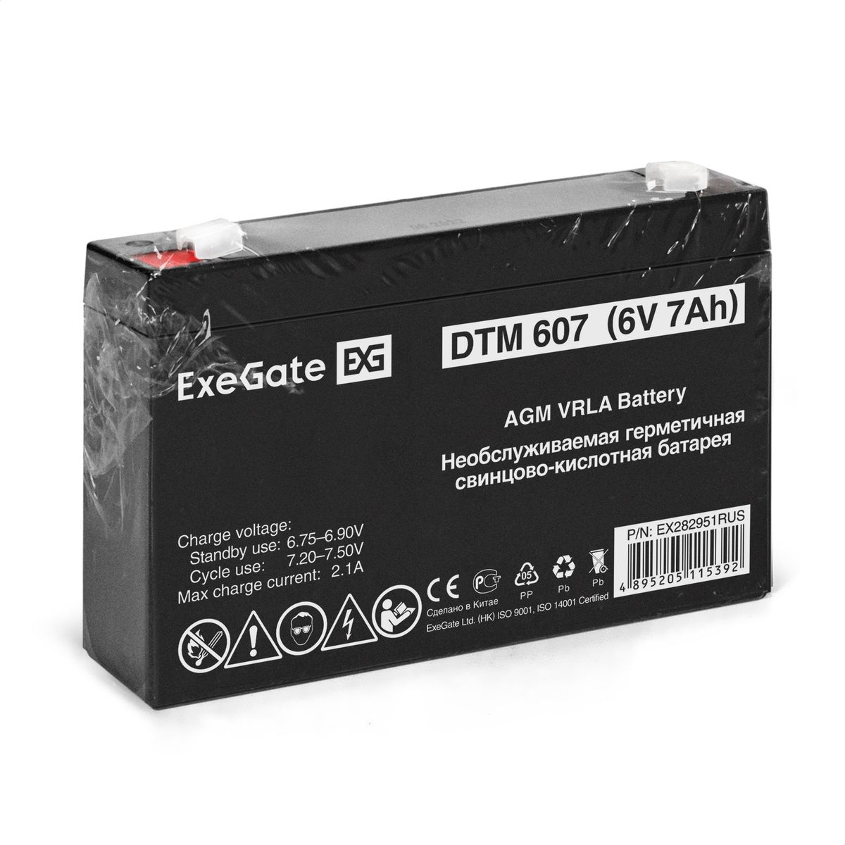 Батарея аккумуляторная DTM 607 EX282951RUS