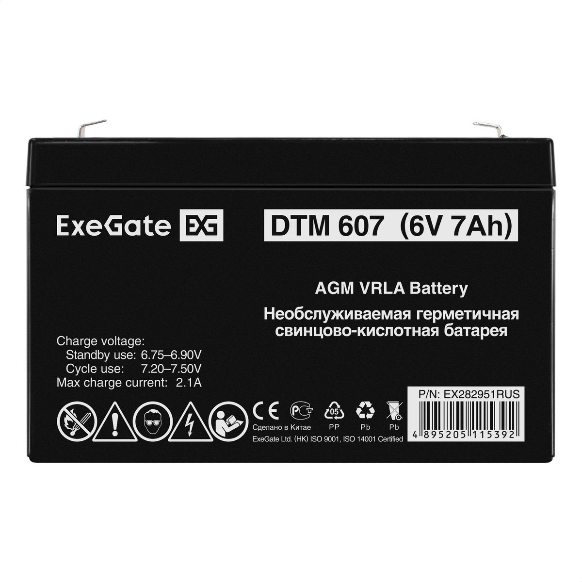 Батарея аккумуляторная DTM 607 EX282951RUS
