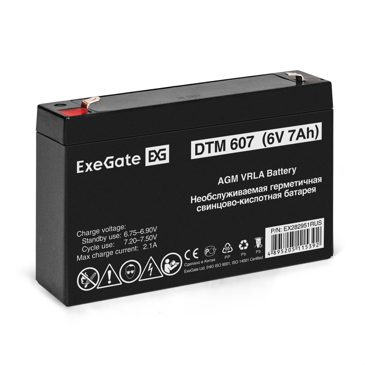 Батарея аккумуляторная DTM 607 EX282951RUS