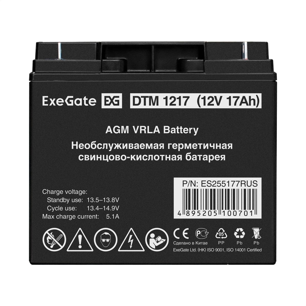 Батарея аккумуляторная DTM 1217 ES255177RUS