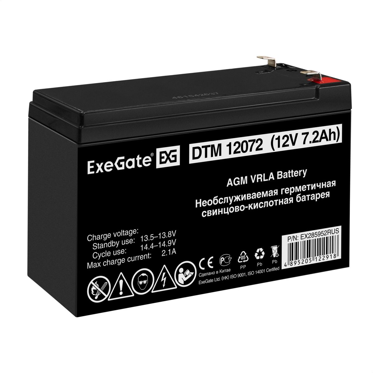 Батарея аккумуляторная DTM 12072 EX285952RUS