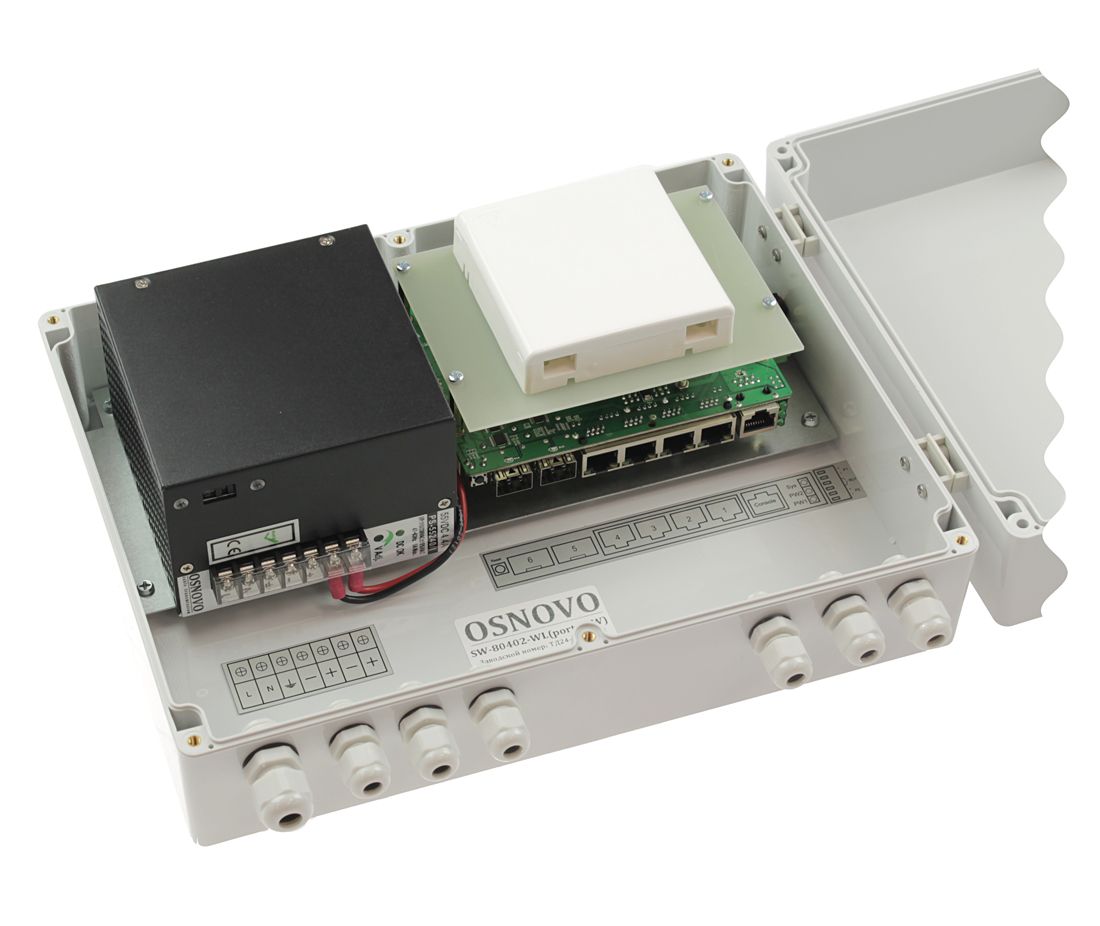 Коммутатор SW-80402-WL(port 90W) 14942