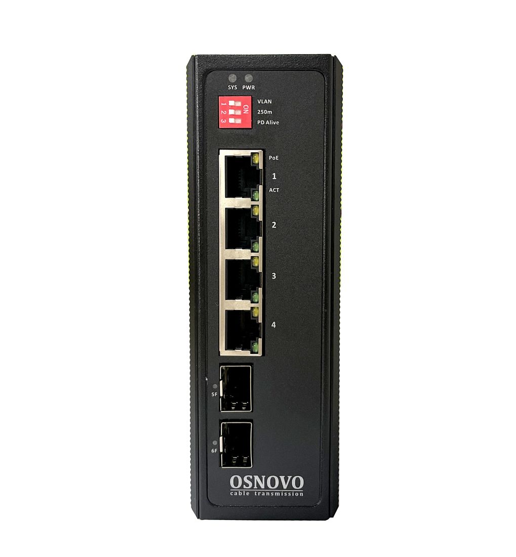 Коммутатор промышленный SW-80402-I(port 60W,240W) 14245