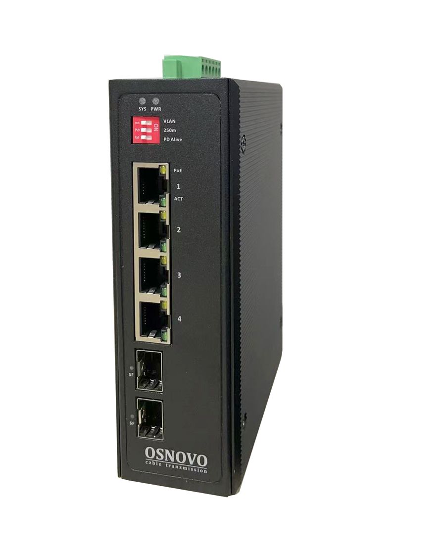 Коммутатор промышленный SW-80402-I(port 60W,240W) 14245